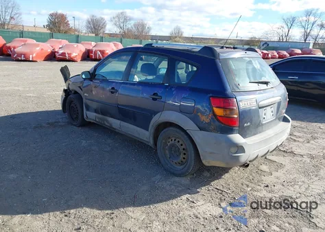 2003 Pontiac Vibe из США, поврежденный, VIN 5Y2SL64843Z414384
